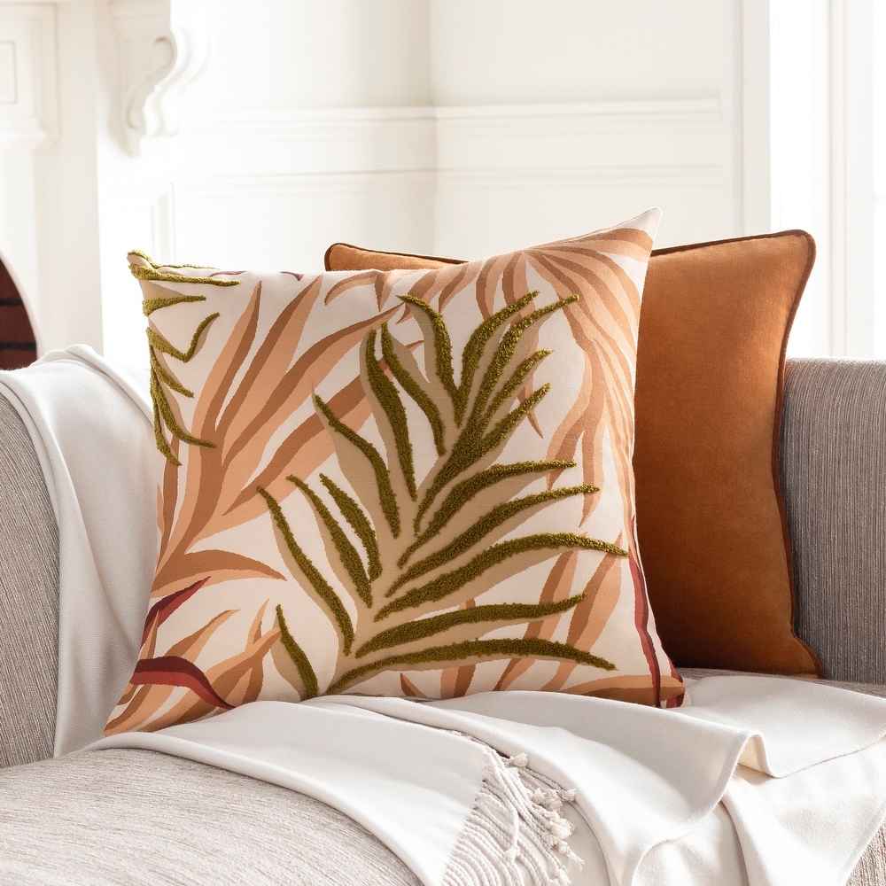 Tommy Bahama Tropical Palms Palm Perfection Indoor Outdoor 20" Toss Pillow 