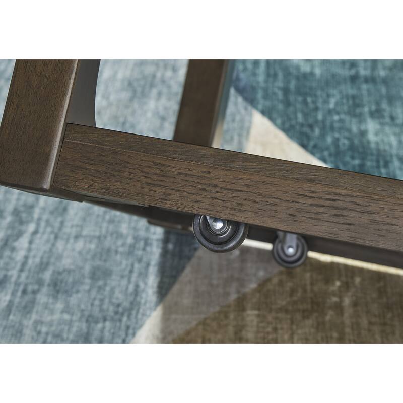 Signature Design by Ashley Breckington Brown Coffee Table - 50"W x 26"D x 18"H
