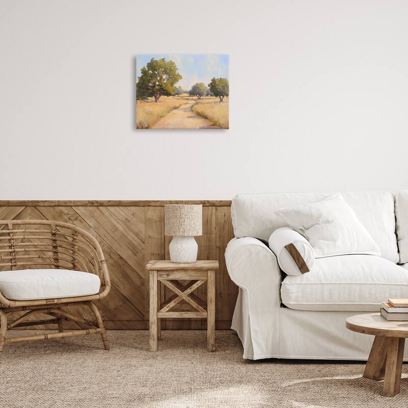Stupell Getting Lost Natural Field Canvas Wall Art Design By Petal Prints Design