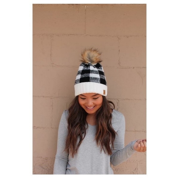 fleece lined hat womens