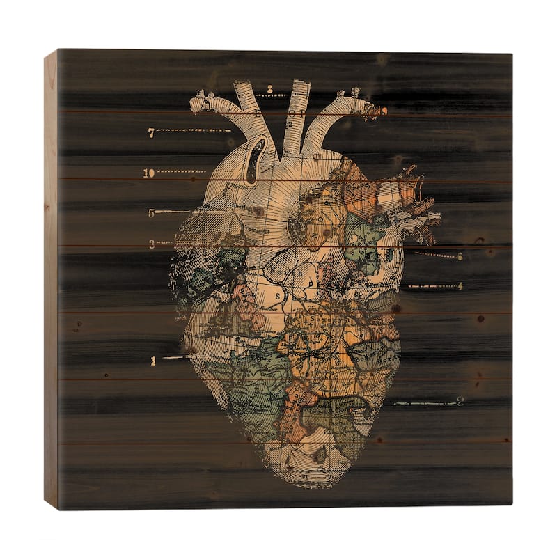 I'll Find You Print On Wood by Tobias Fonseca - Multi-Color - 26x26x1.5