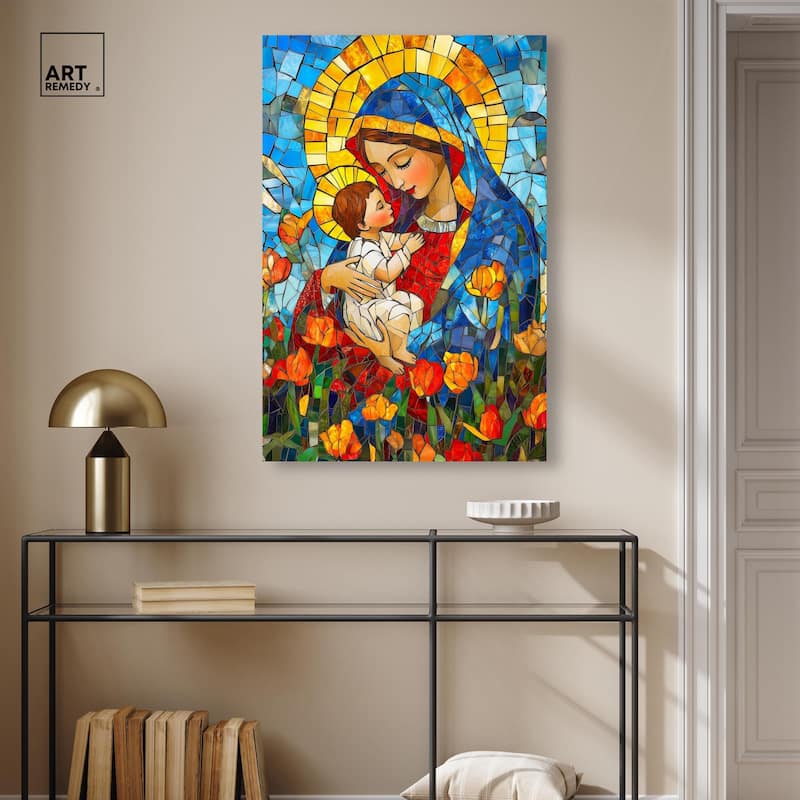 Glass Gospel I Canvas by Art Remedy, Gallery Wrapped