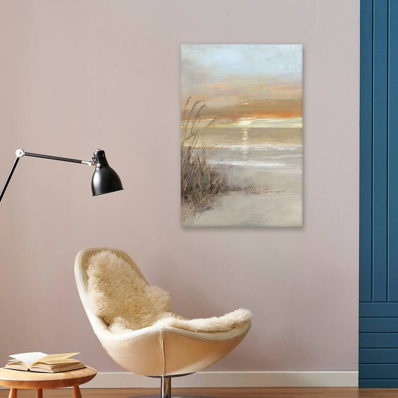 Malibu Sunset by Sally Swatland Canvas Art Print