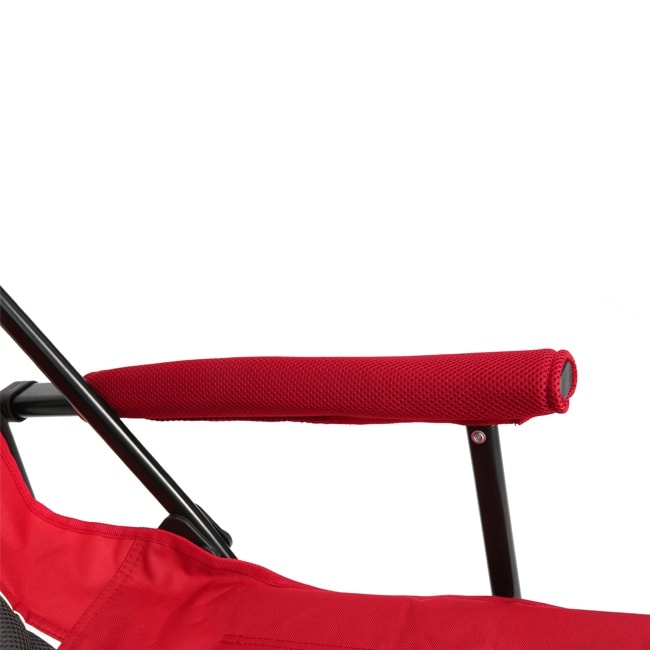 High-Back Heavy-Duty Lawn Chair Supports 250 Lbs, Portable Collapsible Design With Cup Holder