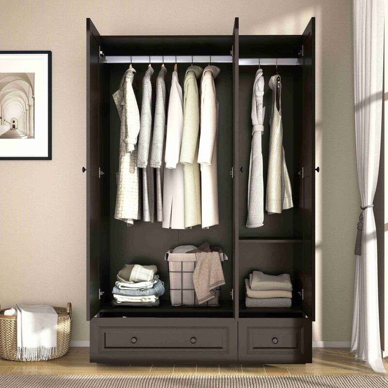 74" Armoire Wardrobes Closet Storage Cabinet