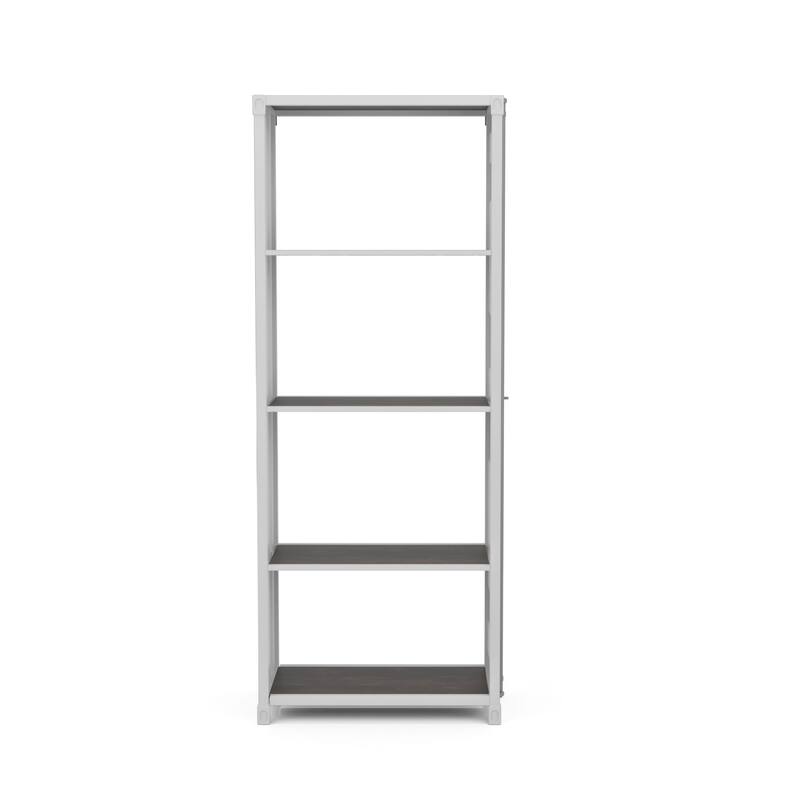 Carnsile Contemporary Open Back 4-Shelf Bookcase by Furniture of America