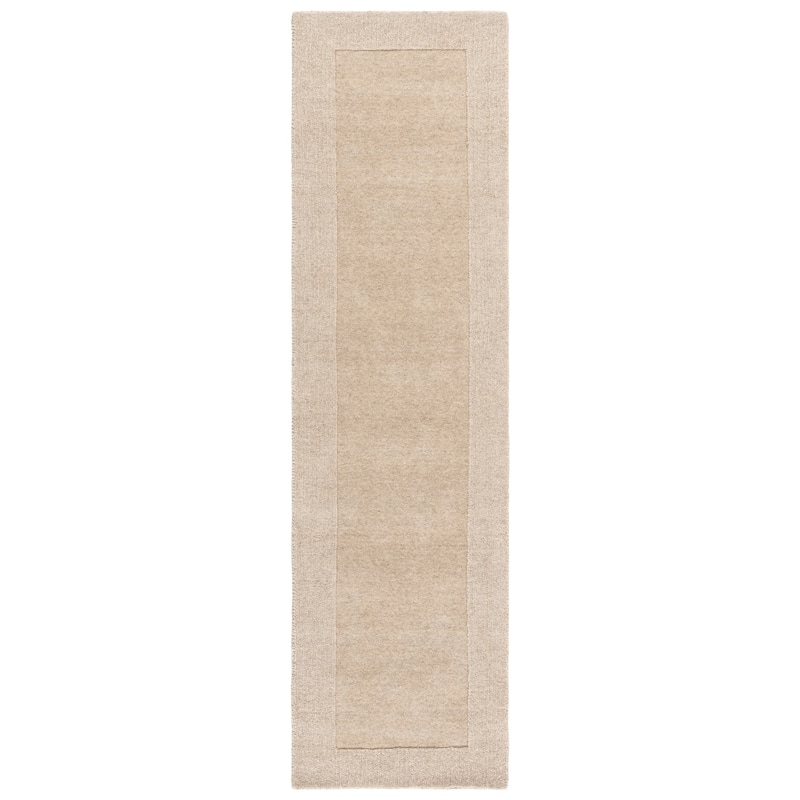 SAFAVIEH Handmade Metro Zhuliana Wool Rug - 2'3" x 8' Runner - Beige
