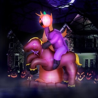 Shop Holidayana 8 Ft Headless Horseman With Jack O Lantern Head