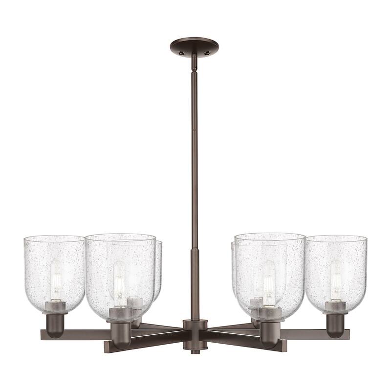 Innovations Lighting Endless Possibilities Arcadia - Bella - 6 Light 35" Stem Hung Chandelier - Oil Rubbed Bronze/Seedy
