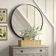 preview thumbnail 25 of 26, Contemporary Round Wall-Mounted Wall Mirror