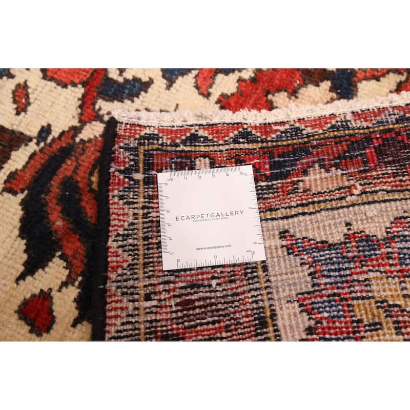 ECARPETGALLERY Hand-knotted Kayseri Vintage Cream Wool Rug - 7'5 x 10'5