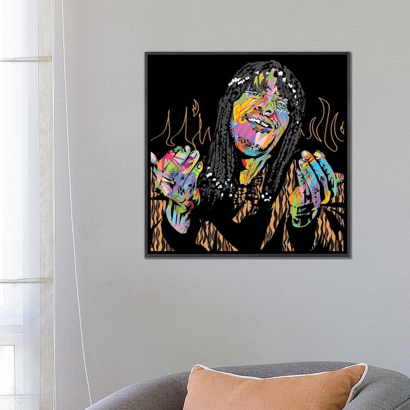 iCanvas "I'm Rick James B-tch" by TECHNODROME1 Framed