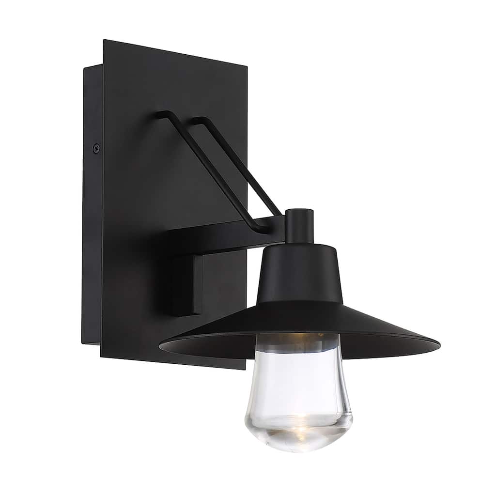 Suspense 11in LED Indoor or Outdoor Wall Light 3000K in Black