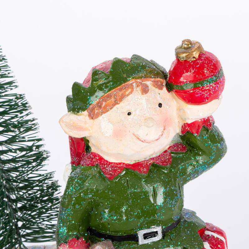 Set of 2 Whimsical Christmas Elf Holiday Stocking Holders - N/A