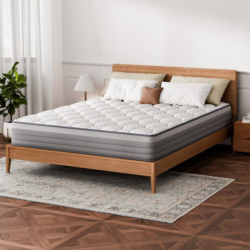 SweDrea 12-Inch Hybrid Mattress with Timeless Comfort and Modern Design