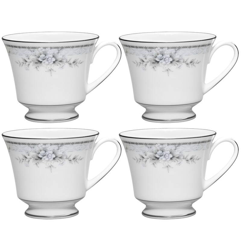 Noritake Sweet Leilani Set Of 4 Teacups, 8 oz.
