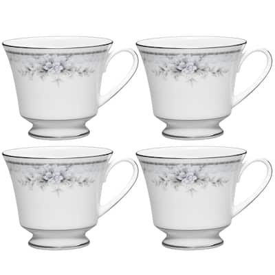 Noritake Sweet Leilani Set Of 4 Teacups, 8 oz.