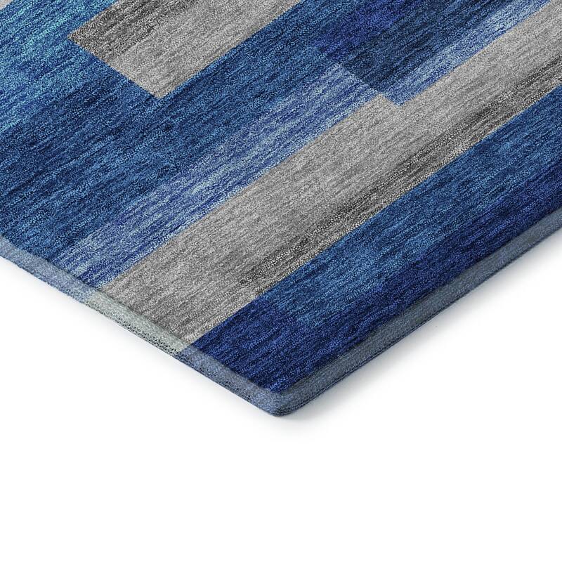 Premium Washable Super Soft Stripes Stacked Mayfield Rug