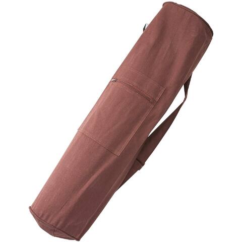 Sol Living Cotton Yoga Mat Carrier Bag for Yoga Mat with Zipper