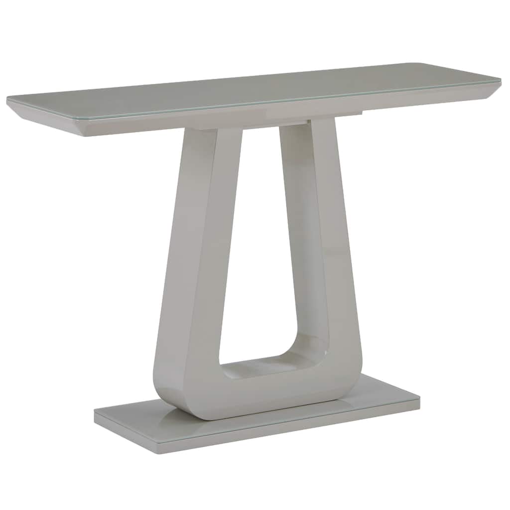 Contemporary MDF & Glass Console Table