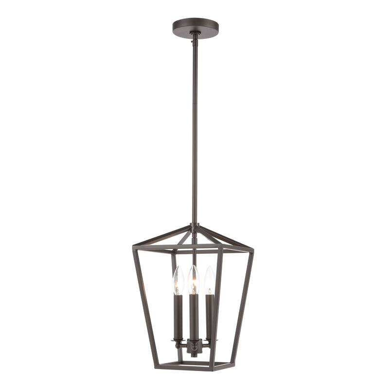 Fairfax 9-inch Wide 3-Light Mini Pendant in Oil Rubbed Bronze - Oil Rubbed Bronze