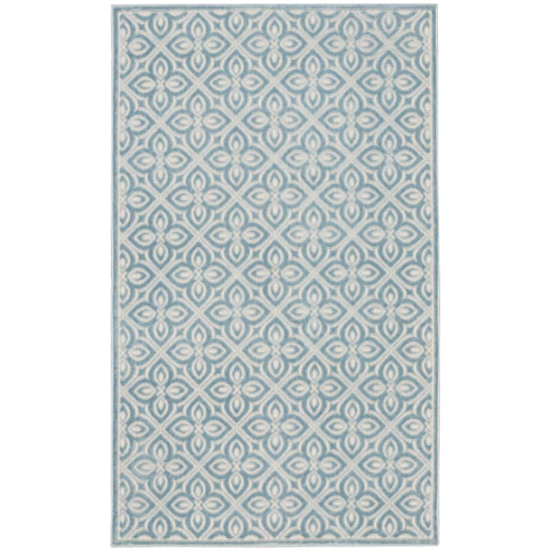 Nourison Washable Charm Indoor only Floral Area Rug