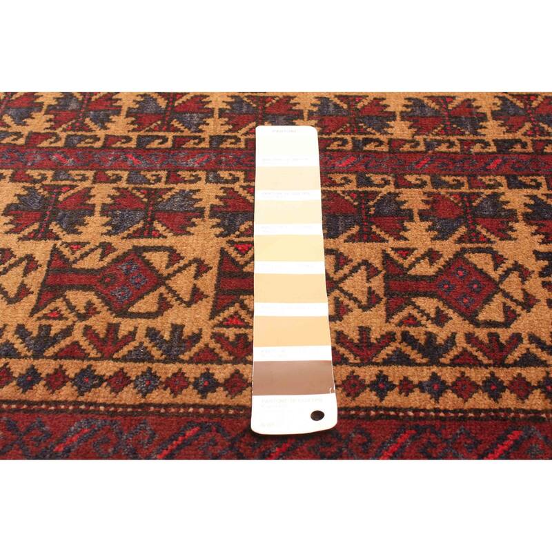 ECARPETGALLERY Hand-knotted Teimani Brown Wool Rug - 3'0 x 4'6