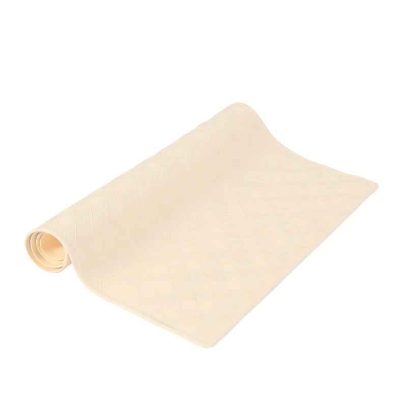 Kenney Rubber Bath, Shower, and Tub Mat, 15.5" W x 27.5" L