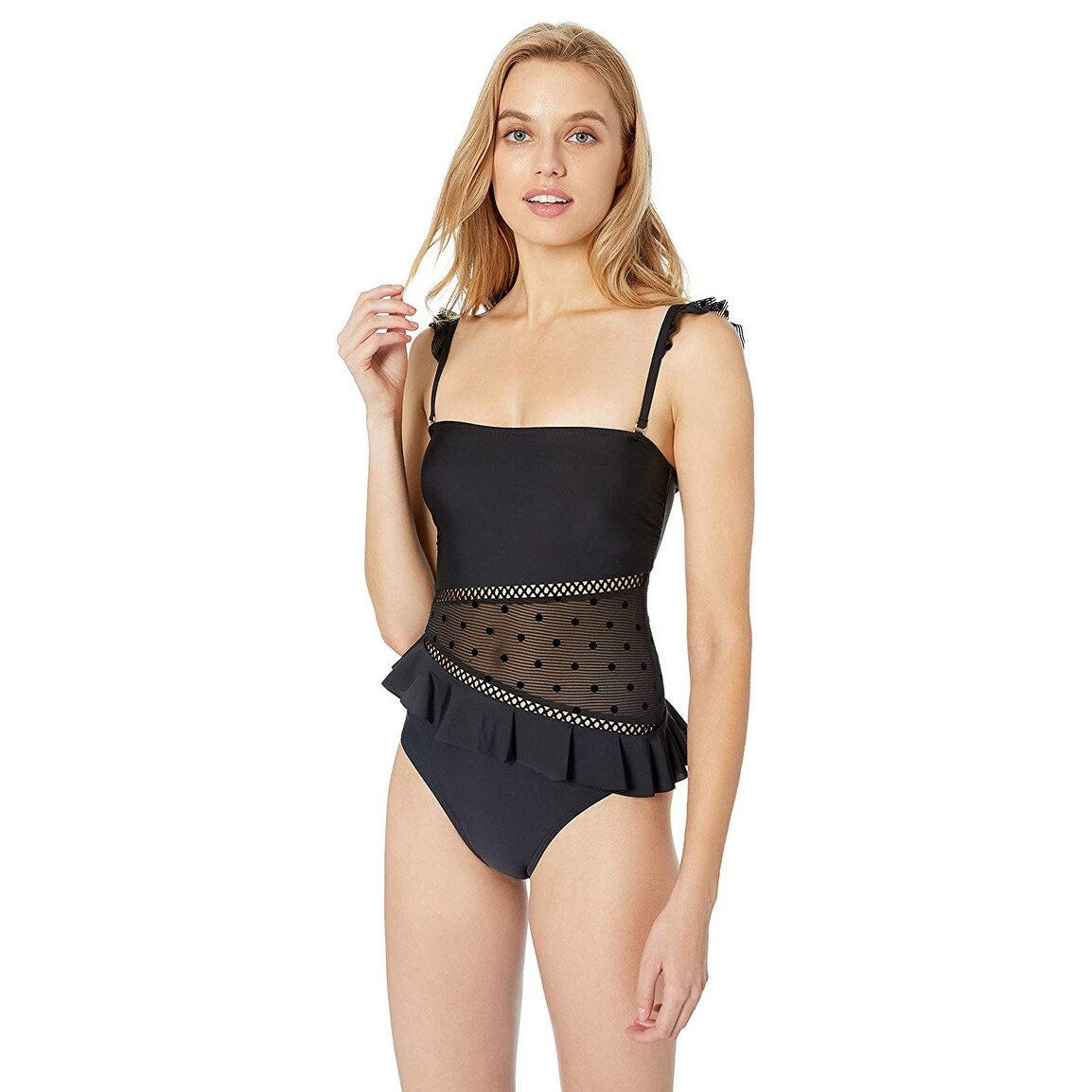 Ella moss meshed up one piece swimsuit Clearance