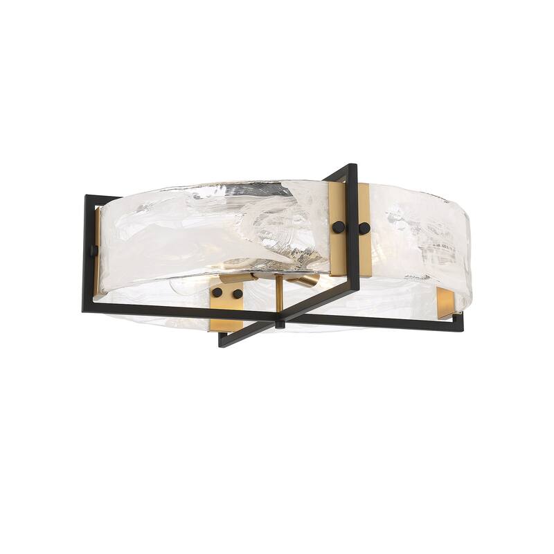Savoy House 6-1695-4 Hayward 4 Light 24" Wide Semi-Flush Drum Ceiling