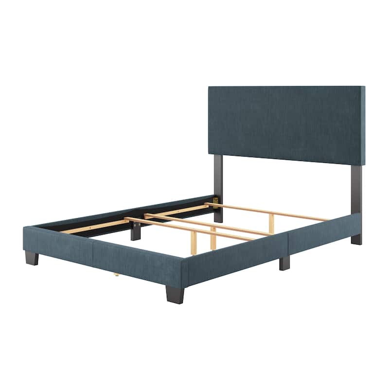 Celeste Modern Upholstered Bed, Box Spring Required