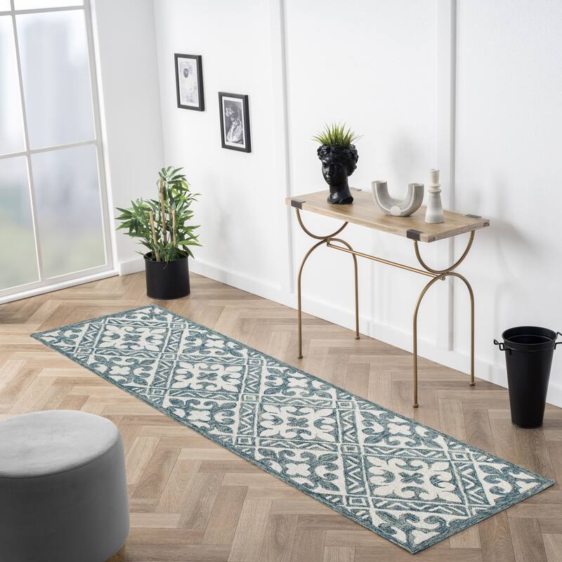 Sevita Bohemian Floral Area Rug