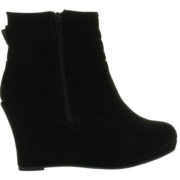 wedge ankle booties