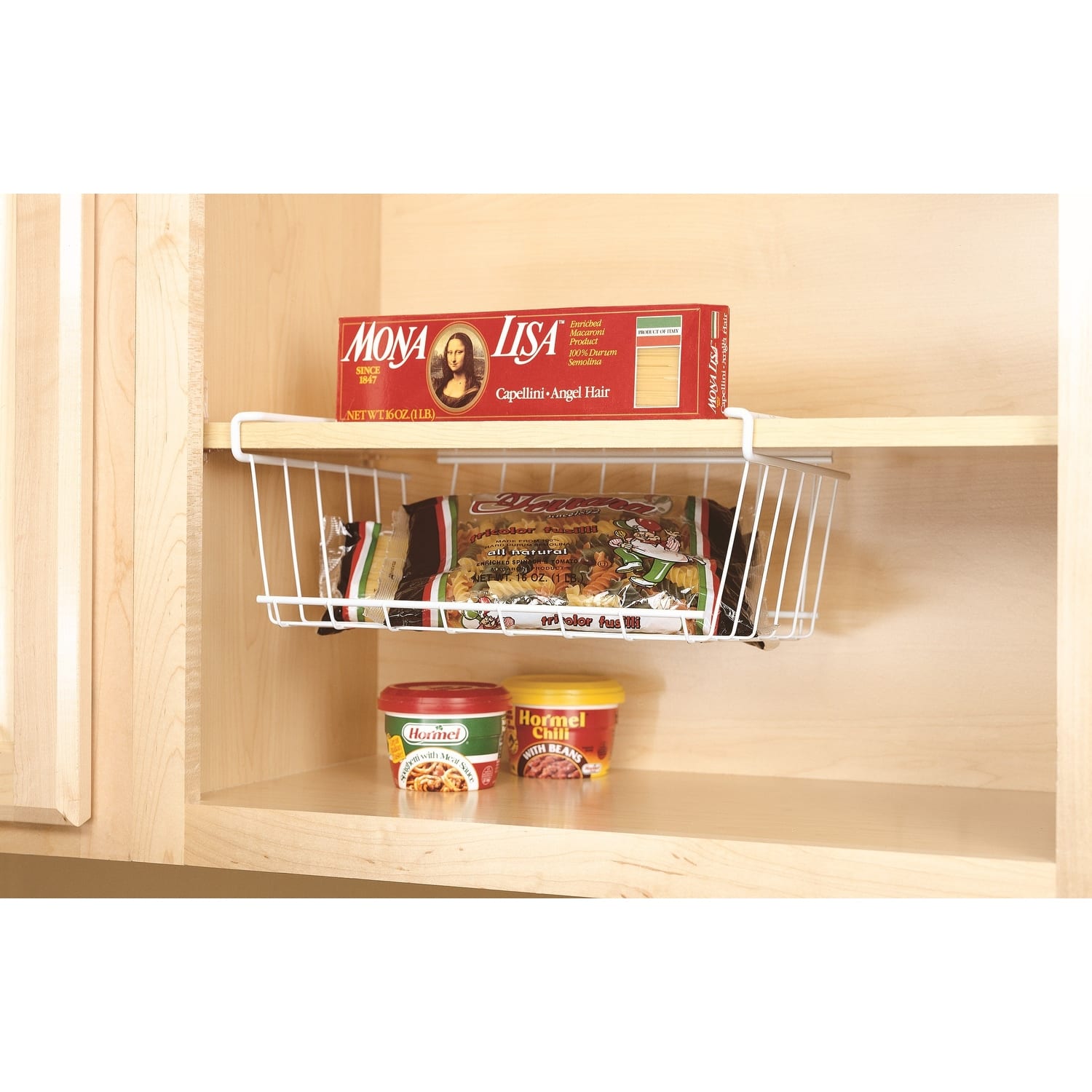 ClosetMaid MultiPurpose UnderShelf Hanging Wire Storage Basket Bed