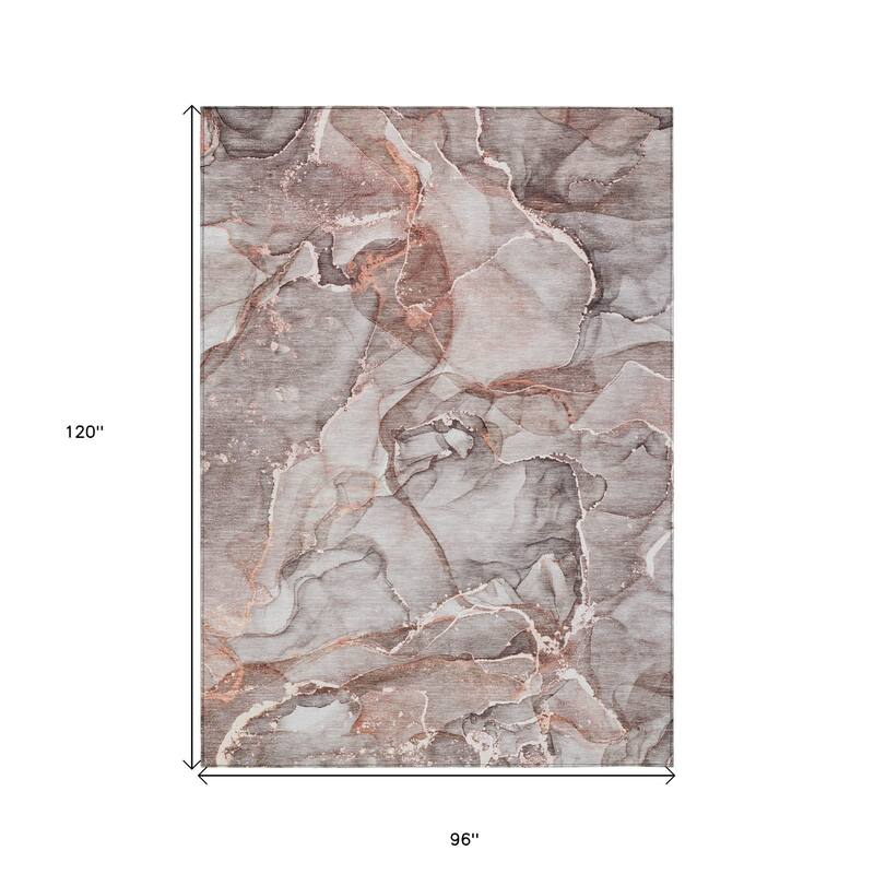 Almiz Artistic Abstract Weather Resistant Timeless Fusion Runner Outdoor Rug