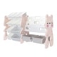 preview thumbnail 7 of 17, Kids Toy Storage Organizer, Toy Organizer with 2 Tier Bookshelf, Toy Storage with Shelf and 12 Toy Bins
