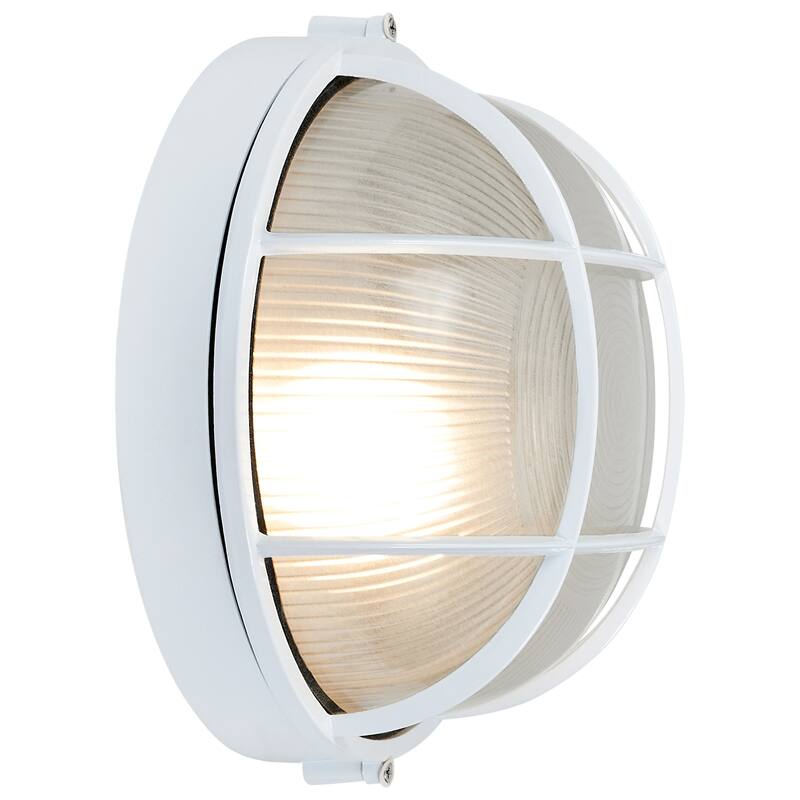 Access Lighting Nauticis Dual Mount - Round 10" Wet Location Bulkhead - Frosted Glass Shade