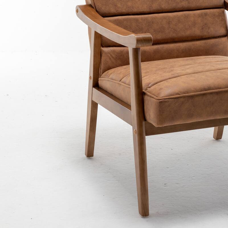 US Pride Furniture Mid Century Modern Open-Framed Armchair