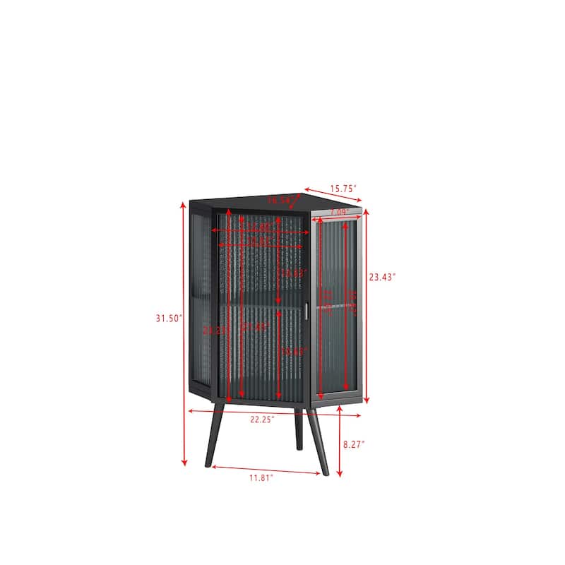 Triangular corner design bathroom cabinet