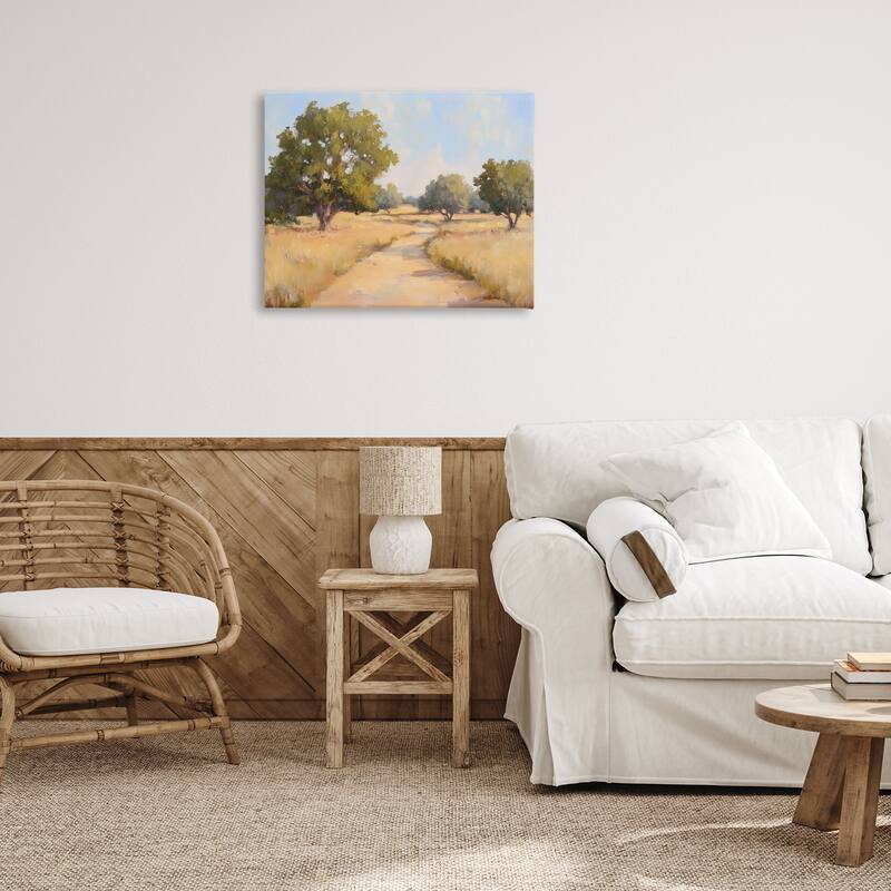 Stupell Getting Lost Natural Field Canvas Wall Art Design By Petal Prints Design