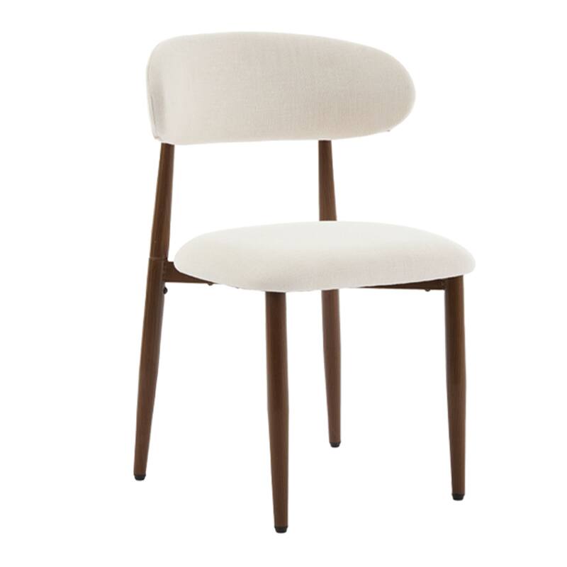 GDFStudio - Rowan Contemporary Upholstered Counter Height Bar Stool Set with Metal Legs and Supportive Back Design