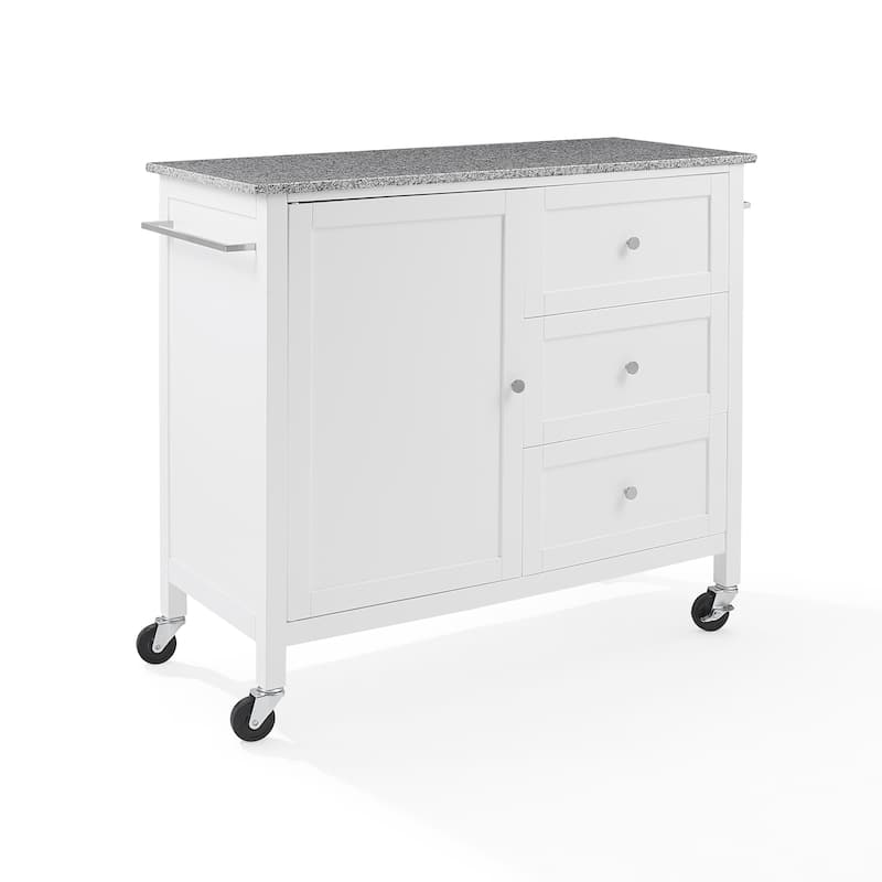 Crosley Soren Granite Top Kitchen Island/Cart - 18.13"d x 42.13"w x 37.5"h