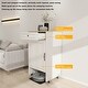 preview thumbnail 13 of 13, Anmytek Robot Vacuum Storage Cabinet with Drawer and Wheels Adjustable Charging Station Organizer
