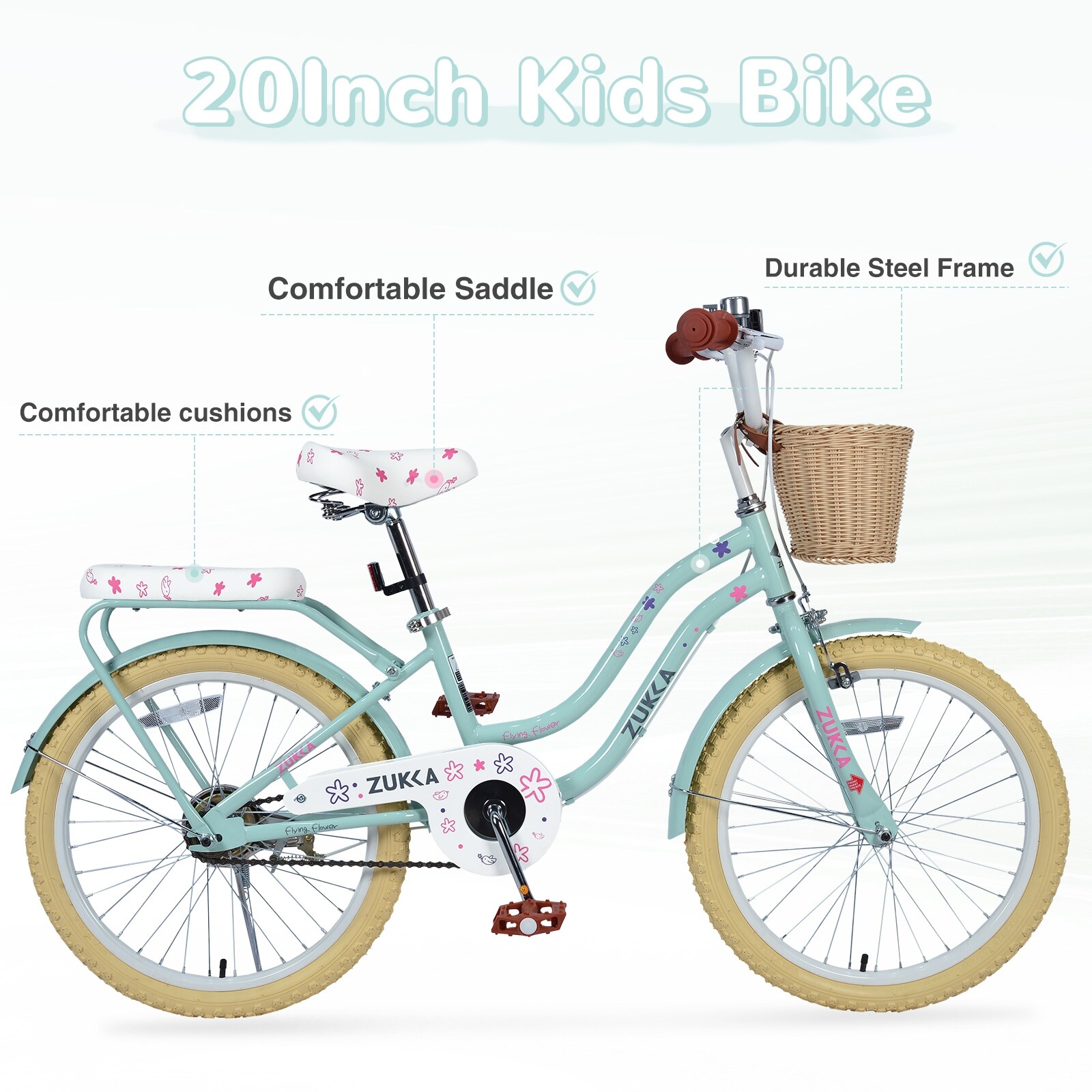 Coloring Childrens Bike With Basket Multiple Colors,Girls Bike