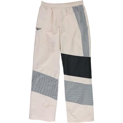 Reebok Womens Classics Vector Athletic Track Pants, Beige, X-Small