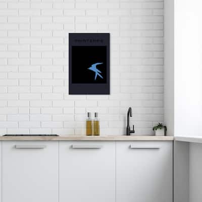 Wynwood Studio Canvas Animals Printemps Birds Black and Modern & Contemporary Wall Art Canvas Print