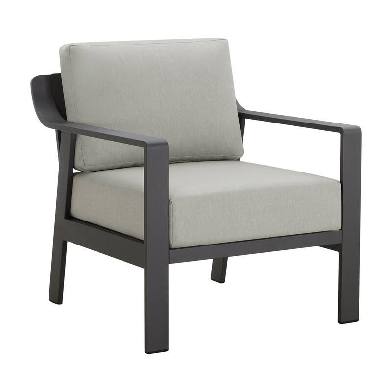 Spruce & Spring Outdoor Patio Furniture Set Aluminum Sofa Accent Chair