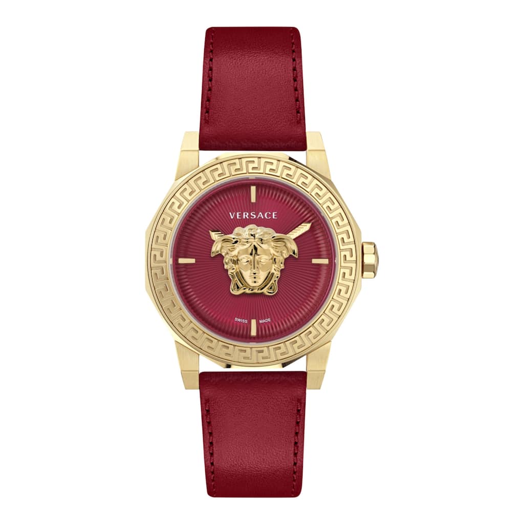 Versace Medusa Deco Leather Watch