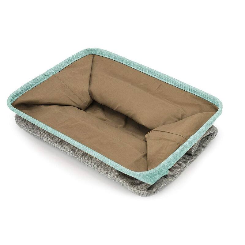 Sorbus Collapsible Basket With Handles For Towels & Clothes (Single) - 15" L x 10.75" W x 9.50" H
