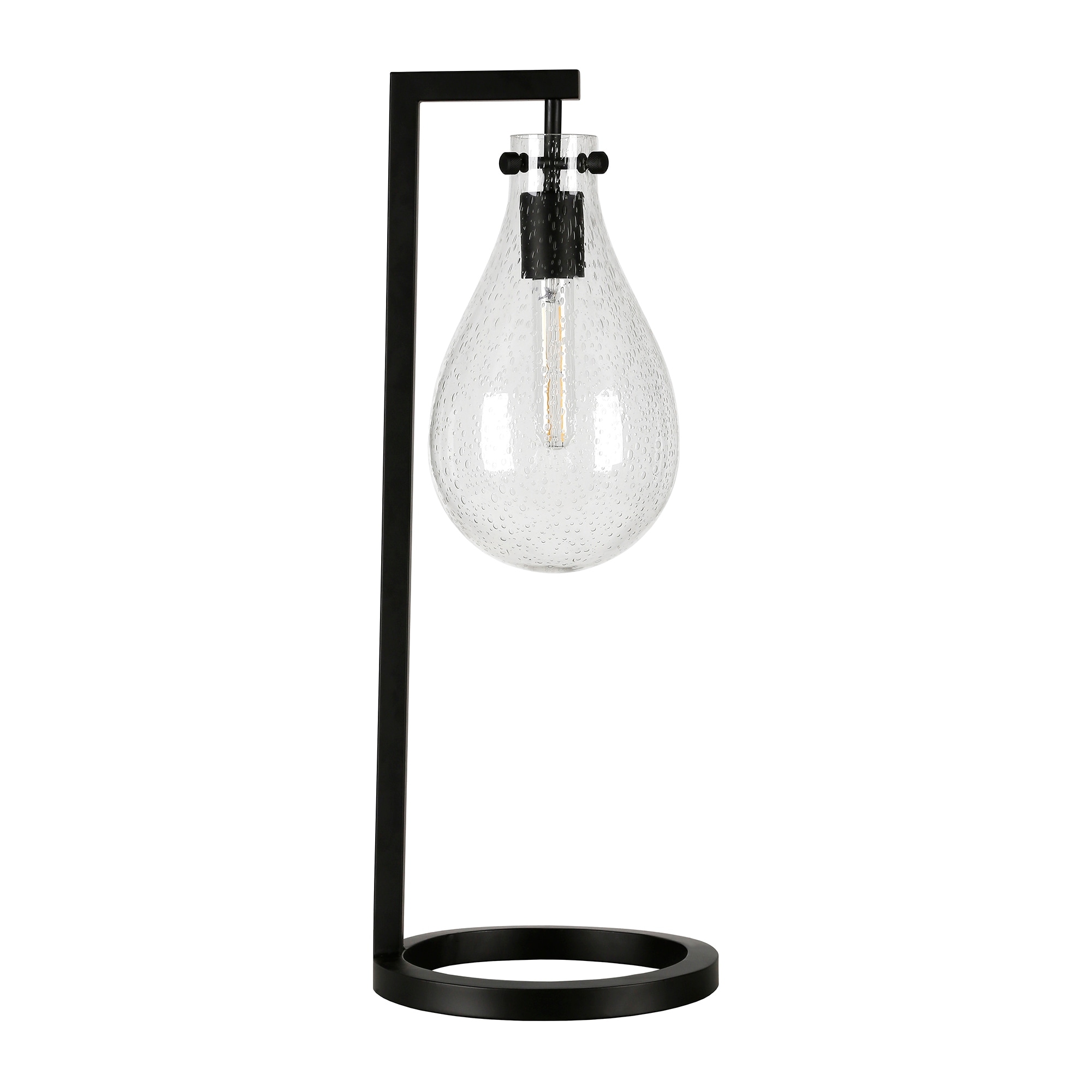 Weston 25" Tall Table Lamp with Glass Shade - 25" Tall